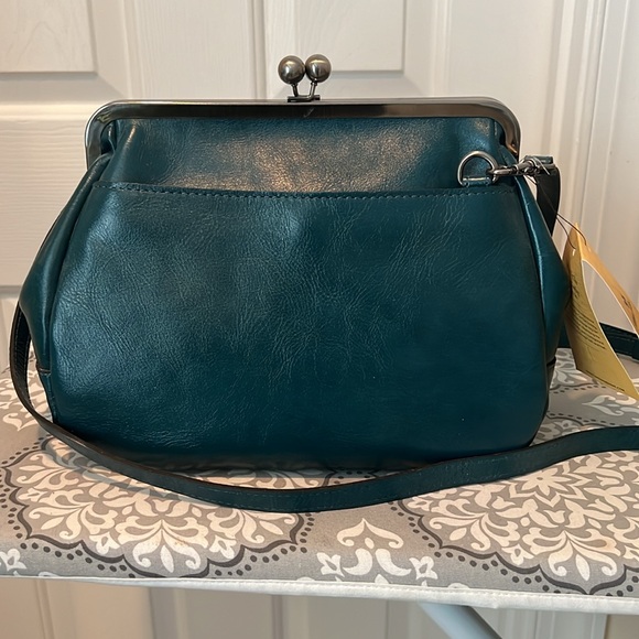 Patricia Nash Cavo Tote Teal with Metallic grain - Picture 3 of 7